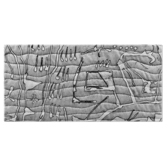 Grey & White Breakdown - BeachTowel (36x72)